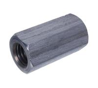 NAJDER Lot de 10 Écrous Manchons de Jonction Longs M10, Écrou Hexagonal à Tige Filetée, Douille D'écartement Entretoise Vis, Acier Inoxydable A2-AISI 304, DIN 6334
