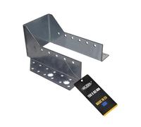 NAJDER Lot de 2 Sabots de Poutre 150 x 60 mm, Sabot de Charpente Type A, Connecteur de Poutre à Ailes Extérieures, Support en U Galvanisé pour Assemblage Solive Poteau Bois
