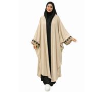 NAJMA, Kimono islamique élégant,Kimono long Femme musulmane,Abaya kimono,Modeste,Taille unique,tissu prémium