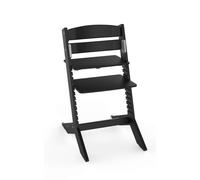 Geuther Chaise haute Nala évolutive en bois ergonomique hauteur réglable One Click noire charge 90 kg