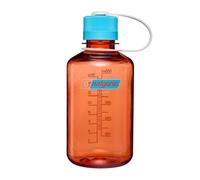 Nalgene 16oz Bouteille Goulot Étroit Sans BPA Fabriqué USA Orange Flamme/Bleu
