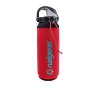 Nalgene Manchon en néoprène pour bouteille d'eau - Empêche la condensation, isole les boissons - Conçu pour bouteille de 710 ml - Bourgeon rouge
