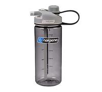 Nalgene Sustain Tritan Bouteille d'eau multi-boissons sans BPA fabriquée avec un matériau dérivé de 50% de déchets plastiques, 591 ml, gris