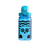 Nalgene Sustain Tritan Bouteille d'eau pour enfants, sans BPA, avec 50% de déchets plastiques, anti-fuite, durable, sans BPA, adaptée aux mousquetons, réutilisable, 355 ml, chouette bleue