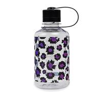 Nalgene Sustain Tritan Bouteille d'eau sans BPA fabriquée avec des matériaux dérivés de 50% de déchets plastiques, 473,6 g, goulot étroit, guépard arc-en-ciel