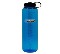 Nalgene Sustain Tritan Bouteille d'eau sans BPA fabriquée avec Un matériau dérivé de 50% de déchets Plastiques, 1,4 l, Ouverture Large, Bleu