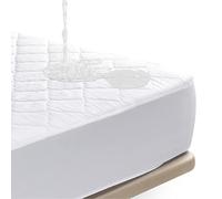 Nalui - Lot de 2 Protections de Matelas imperméables 135 x 190/200 cm - Housse de Matelas réglable, rembourrée et Respirante avec Traitement Anti-acariens | Fabriqué en Espagne [≤30 cm Hauteur]