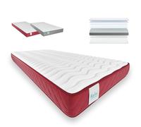 Nalui Matelas viscoélastique avec Hauteur : ± 15 cm, Mousse, 140 x 200 cm
