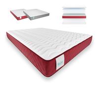 Nalui Matelas viscoélastique réversible avec Hauteur : ± 21 cm, Mousse, 150 x 190 cm