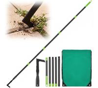 Namalu 87-200 cm Grattoir à Mauvaises Herbes avec Manche Désherbeur Manuel Couteau à Désherber avec ourche pour Éliminer Mauvaises Herbes et Mousse Entre Joints et Pavés