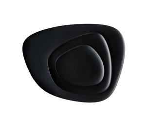 Namasté - Set de 3 assiettes plates plate 1: 20x1x19cm/plate 2: 27x1,4x26cm