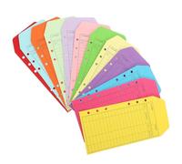 NAMOARLY 12 Pièces Enveloppes Budget Kraft Pochette Pratique pour Feuilles de Budget et Suivi de Trésorerie Légère et Compacte pour Organisation Mensuelle