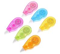 NAMOARLY 6 Pièces Rubans Correcteurs Blancs Pratiques Ruban Correcteur Adhésif Instantané Facile à Utiliser Portable pour Fournitures de Bureau et École