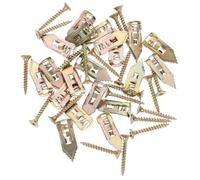 NAMOARLY Ancrage Mural Métallique Vis Autoforeuse pour Cloisons Sèches, Installation Simple et Rapide, pour Décoration et Plafond, Lot de 20 Set de Set de Pièces