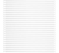 NAMOARLY Barre de Reçus Suspendue Blanc 25pcs, Design Délicat, Stable et Résistante Déformation, pour Bureau et Apprentissage
