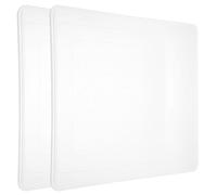 NAMOARLY Base de Drainage Plateaux Carrés en Plastique PP Lot de 2 Bac de Récupération d'eau pour Pots de Fleurs pour Plantes en Intérieur et Bureau