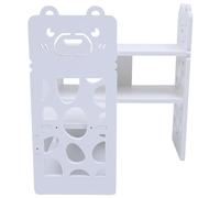 NAMOARLY Bibliothèque de Bureau pour Organiser Documents et Accessoires en PVC Blanche pour Rangement de Fichiers, Petite Étagère Bureau