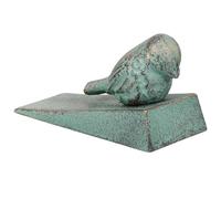 NAMOARLY Butoir de Porte Cale de Porte Lourde en Fonte Verte Style Rétro D'oiseau Garde-porte Ouvert pour Maison D'entrée et Activités