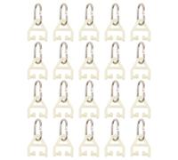 NAMOARLY Lot de Roulettes Coulissantes Facile à Installer 100 Pièces en Plastique Protection des Tissus pour Rideaux Structure à Billes pour Fenêtres et Petits Espaces