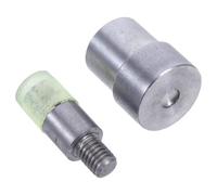 NAMOARLY Matrice de pose de rivets, presse à riveter manuelle, outil de pose de rivets en acier, 2 pièces, fixation stable et installation rapide pour vêtements et chaussures