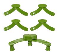 NAMOARLY Pince de Pliage de Brindilles Verte en Plastique, 5 Pièces, Petite Taille Légère pour Arbres Fruitiers et Fleurs, pour Jardins Extérieurs, Augmente Le Taux
