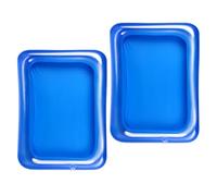NAMOARLY Plateaux Gonflables de Service pour Bar à Glace, Lot de 2, PVC, Grande Capacité, Flottants, pour Fêtes à la Plage et Événements à Thème Tropical