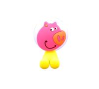 NAMOARLY Porte-Brosse à Dents en PVC Ventouse Forte de Cochon Cartoon, Support Mural sans Perçage pour Rangement Propre et Ordonné Brosse à Dents