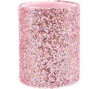 NAMOARLY Porte Pinceaux Maquillage Pailleté en Plastique Léger, Étui à Pinceaux de Maquillage de Seau pour Rangement Décoratif la Maison Coiffeuse