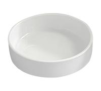 NAMOARLY Soucoupe pour Pot de Fleurs Ronde en Céramique Blanche