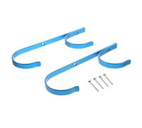 NAMOARLY Support de Canne pour Piscine 1 Set en Alliage D'aluminium Bleu