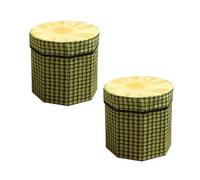 NAMOARLY Tabouret de Rangement en Tissu Forme Ananas pour Chambre D'garçon et Filles et Maison, Capacité de Poids Élevée, Décoration Élégante et Fonctionnelle