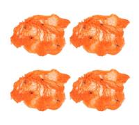 NAMOARLY Toile D'araignée Décorative Orange Halloween en Polyester Design Réaliste, pour Farces Lors de Fêtes et Réunions