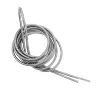 NAMOARLY Tuyau Flexible en Acier Inoxydable Argenté pour Protection de Câbles et Lignes Capteurs, Résistant à l'usure et Écrasement, pour Modules PLC et Machines Industrielles, Longueur 3