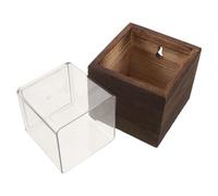 NAMOARLY Wooden Wall Hanging Planter Modern Indoor Wall Mounted Flower Pot with Screws Minimalist Wood Vase for Stylish Plant Display
