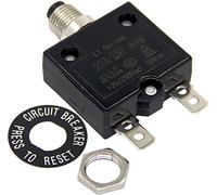 Namvo 125-250 V AC 50 V DC Interrupteur à pression Disjoncteur 5 Ampères Protection thermique contre les surcharges Série L1 Réinitialisation manuelle du disjoncteur thermique 30A