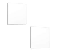 Namvo 2 pièces Cache-Prise Aveugle Prise de commutateur Plaque Aveugle Couvercle de Trou Mural Couvercle décoratif pour la décoration intérieure Plaque Murale carrée 86mm 3.4"