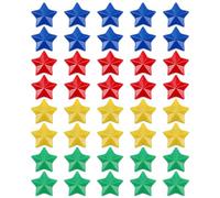 Namvo 4 couleurs étoiles aimants pour réfrigérateur aimants puissants pour tableau blanc pour tableaux de planification de bureau carte postale 40 pièces