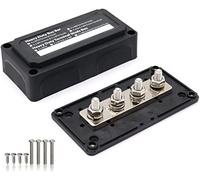 Namvo BusBar Box - Boîte de barre de collecte - 300 A - 48 V CC - Bloc de distribution pour modules haute performance - Avec 4 boulons de raccordement M8