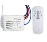 Namvo Commutateur de Mur et de contrôle à Distance d'un Chemin on/Off 220V - 240V Digital Light Radio Interrupteur Mural avec télécommande