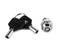 Namvo Serrure n acier inoxydable 102 de 12 mm pour interrupteur à clé, serrure électronique double face extractible avec 2 clés et écrou, kit de verrouillage de distributeur automatiq