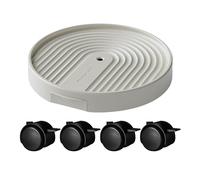 Nankoyal Base Jardinière À roulettes,Socle Antidérapant À roulettes | Support De Rond sur Roues - pour Le Transport De Pots À Fleurs Et Mobilier Dortoir, en Appartement, Intérieur, Extérieur, Patio