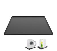 Nanmiyan Mini tapis de réfrigérateur en silicone pour refroidisseur de vin, chambre, cuisine, sèche-linge, douche, salle de bain, machine à laver - 60 x 60 x 1,5 cm