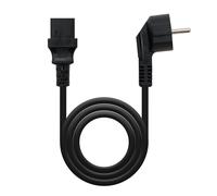 Nanocable 10.22.0102-L2 câble électrique Noir 2 m CEE7/7 Coupleur C13
