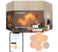 Panneaux d'éclairage modulaires - Nanoleaf - NL52-K-7002HB-7PK - Bois élégant - LED - Tactile Or G