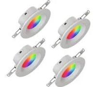 Nanoleaf Essentials Smart Downlight - Spot LED (4 pièces) compatible Matter et Wi-Fi