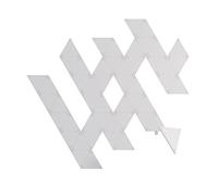 Nanoleaf Shapes Mini Triangle Pack d'Extension, 50 Panneaux Lumineux Additionnels - Appliques Murales Intérieur Modulaires Connectées LED RGBW Wi-Fi, Compatible Alexa, Salon Chambre ou Bureau Gaming