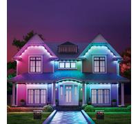 Nanoleaf Smart RGBICW Lot d'extension d'éclairages muraux d'extérieur (5 m, kit de démarrage nécessaire), multicolore et blanc chaud/froid, étanche IP67