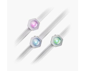 Nanoleaf Smart RGBICW Lot d'extension d'éclairages muraux d'extérieur (5 m, kit de démarrage nécessaire), multicolore et blanc chaud/froid, étanche IP67