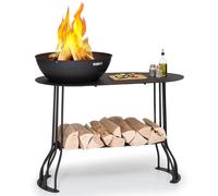 Nantai station de barbecue braséro : Grille de cuisson Ø 50 cm : table Ø 48 cm