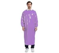 Nanxson Tablier de travail Tablier de chef Tablier imperméable Tablier TPU Toilettage des animaux de compagnie Manches longues Tablier de chef Tablier à bavette avec tablier écologique CFS0006